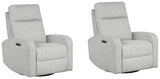 Parker Living Thriller - Natural Beauty Multi Power Swivel Glider Recliner - Set of 2 Natural Beauty Multi MTHR#812GSP-2-NBM Parker House