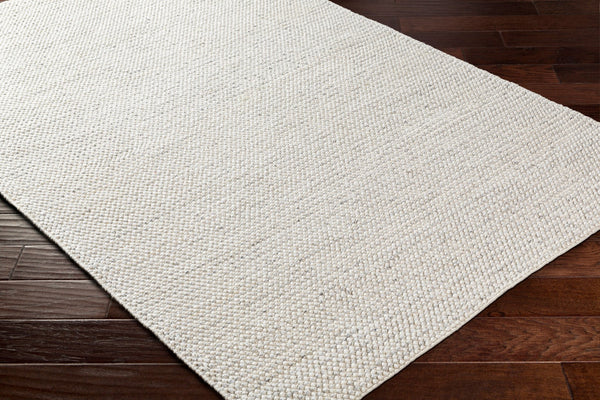 Surya Reika Hand Made 10' X 14' Eco-friendly Rug - Artisan Crafted With Recycled Pet For Modern Homes Off,White Recycled Pet Yarn Rek2300-1215