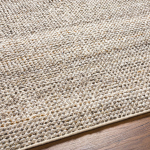 Surya Reika Hand Made 10' X 14' Eco-friendly Rug - Artisan Crafted With Recycled Pet For Modern Homes Off,White Recycled Pet Yarn Rek2301-1014
