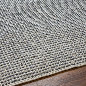 Surya Reika Hand Made 10' X 14' Eco-friendly Rug - Artisan Crafted With Recycled Pet For Modern Homes Off,White Recycled Pet Yarn Rek2302-576