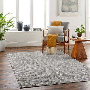 Surya Reika Hand Made 10' X 14' Eco-friendly Rug - Artisan Crafted With Recycled Pet For Modern Homes Cream Recycled Pet Yarn Rek2304-576