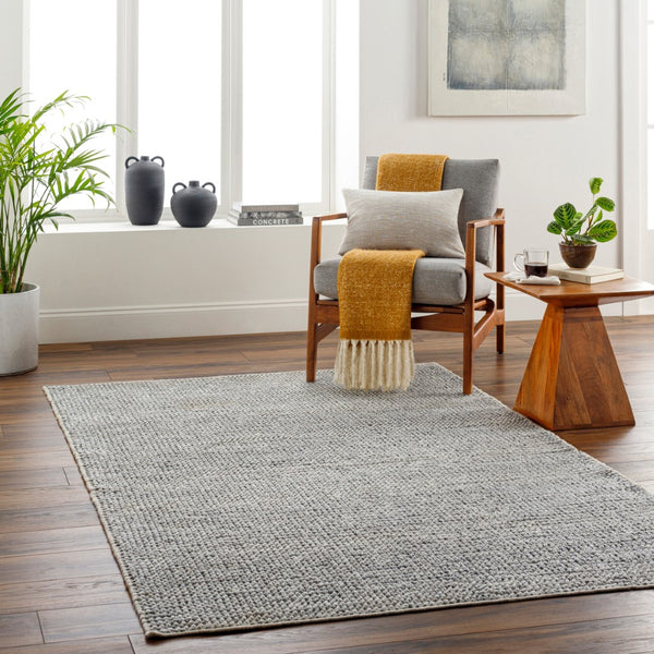 Surya Reika Hand Made 10' X 14' Eco-friendly Rug - Artisan Crafted With Recycled Pet For Modern Homes Cream Recycled Pet Yarn Rek2304-576