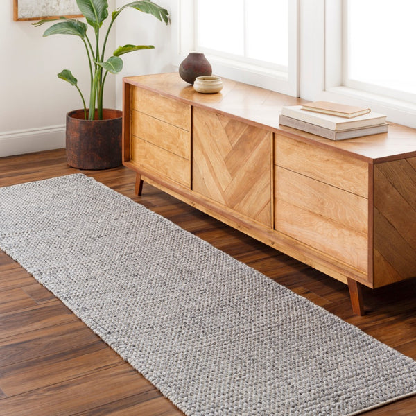 Surya Reika Hand Made 10' X 14' Eco-friendly Rug - Artisan Crafted With Recycled Pet For Modern Homes Cream Recycled Pet Yarn Rek2304-268