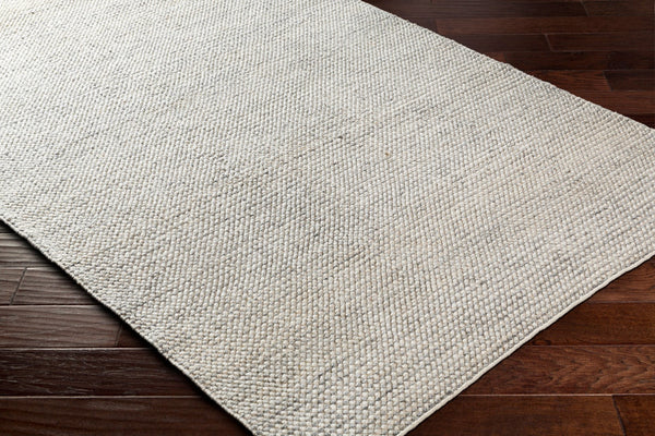 Surya Reika Hand Made 10' X 14' Eco-friendly Rug - Artisan Crafted With Recycled Pet For Modern Homes Off,White Recycled Pet Yarn Rek2306-1215