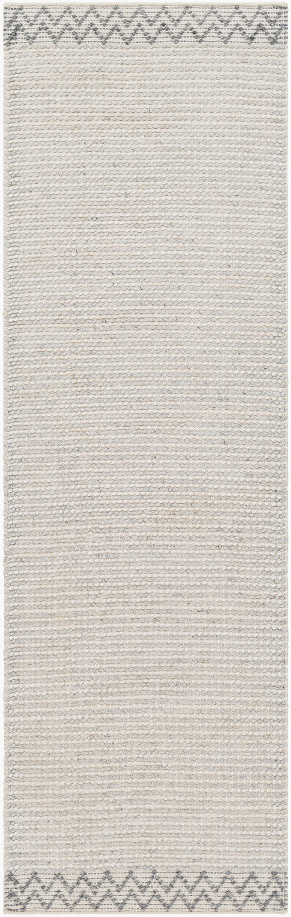 Surya Reika Hand Made 10' X 14' Eco-friendly Rug - Artisan Crafted With Recycled Pet For Modern Homes Light Gray Recycled Pet Yarn Rek2307-268