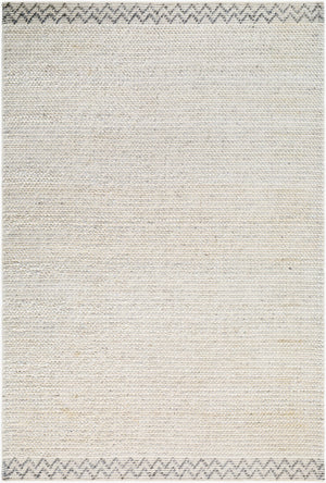 Surya Reika Hand Made 10' X 14' Eco-friendly Rug - Artisan Crafted With Recycled Pet For Modern Homes Light Gray Recycled Pet Yarn Rek2307-576