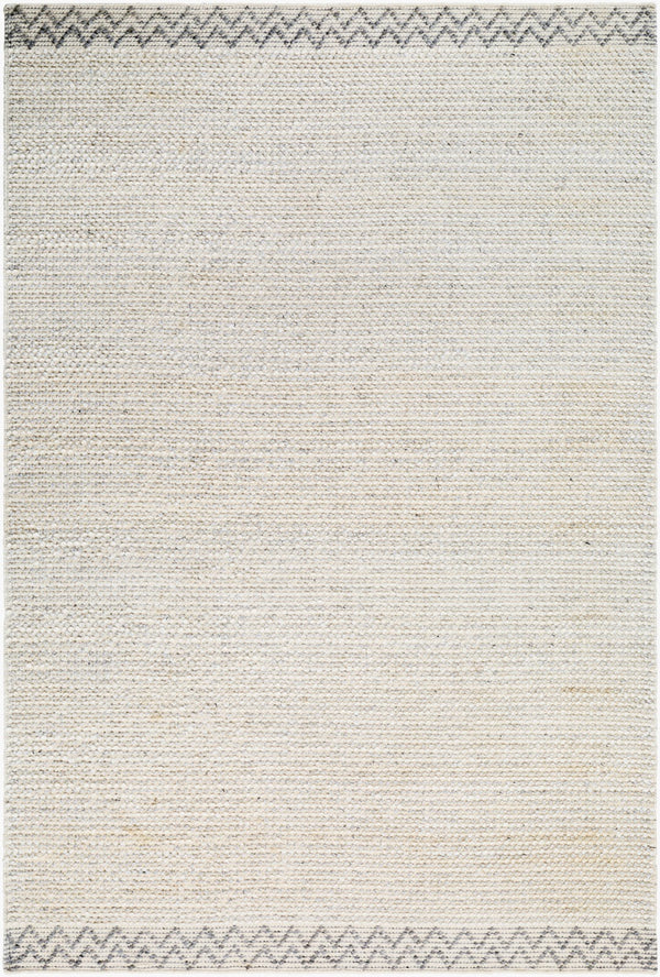 Surya Reika Hand Made 10' X 14' Eco-friendly Rug - Artisan Crafted With Recycled Pet For Modern Homes Light Gray Recycled Pet Yarn Rek2307-576