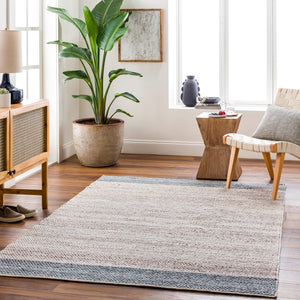 Surya Reika Hand Made 10' X 14' Eco-friendly Rug - Artisan Crafted With Recycled Pet For Modern Homes Off,White Recycled Pet Yarn Rek2308-69