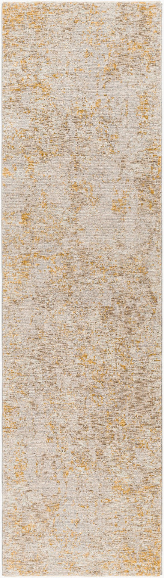 Livabliss Reina Geometric Polyester Area Rug with Fringe for Modern Living and Dining Rooms Light Gray, Lig 2'7" x 10' REN2310-2710