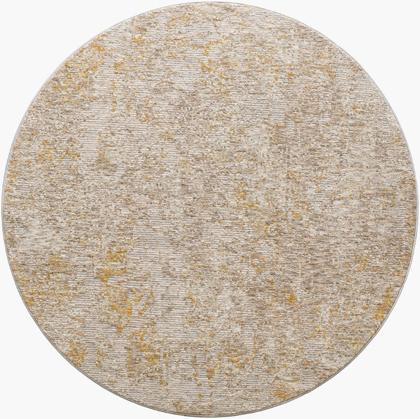 Livabliss Reina Geometric Polyester Area Rug with Fringe for Modern Living and Dining Rooms Light Gray, Lig 5'3" x 5'3" REN2310-53RD