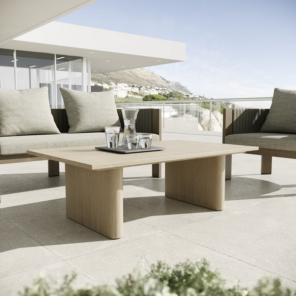 Vig Furniture Renava Outdoor Coffee Table - Stylish Brown Design For Elegant Patio Living, Made In China Brown  Vgvk-wt275-ct