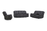 Parker Living Caldwell - Tahoe Charcoal Power Console Loveseat Tahoe Charcoal MCAL#822CPH-TACH Parker House