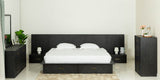 VIG Furniture Modrest Manchester- Contemporary Platform Dark Grey Bed with Drawers VGWD-HLF2-BED