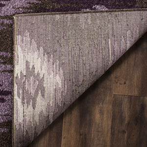 Safavieh Retro 2143 Power Loomed  Rug Dark Brown / Eggplant RET2143-2873-3