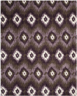 Safavieh Retro 2143 Power Loomed  Rug Dark Brown / Eggplant RET2143-2873-3