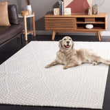 Safavieh Revive 108 Power Loomed Solid & Tonal Rug Ivory 9' x 12'