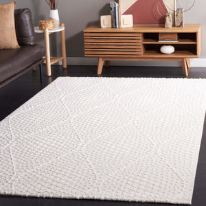 Safavieh Revive 108 Power Loomed Solid & Tonal Rug Ivory 9' x 12'