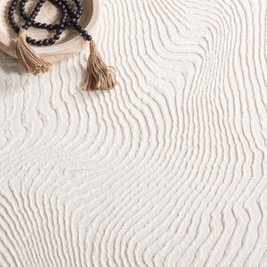 Safavieh Revive 110 Power Loomed Solid & Tonal Rug Ivory 9' x 12'