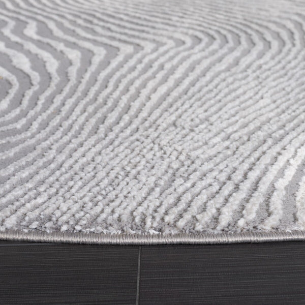 Safavieh Revive 110 Power Loomed Solid & Tonal Rug Grey 9' x 12'