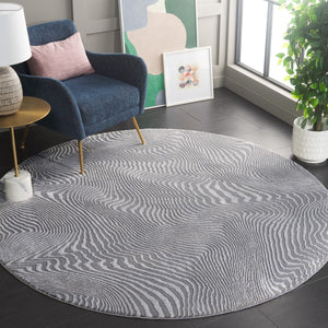 Safavieh Revive 110 Power Loomed Solid & Tonal Rug Grey 9' x 12'