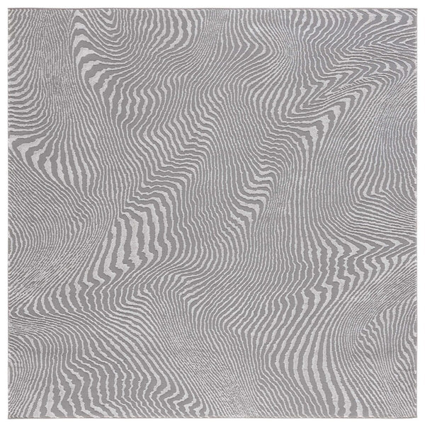 Safavieh Revive 110 Power Loomed Solid & Tonal Rug Grey 9' x 12'