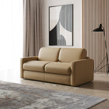 VIG Furniture Lamod Italia Revers - Italian Modern Desert Leather Queen Sofabed VGDTREVERS-160-DESERTO