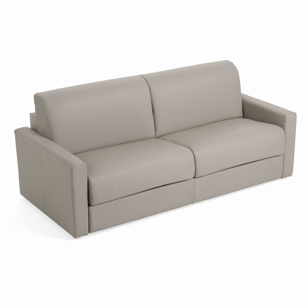 VIG Furniture Lamod Italia Revers - Italian Modern Grey Leather Queen Sofabed VGDTREVERS-160-CENERE