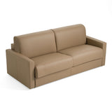 VIG Furniture Lamod Italia Revers - Italian Modern Desert Leather Queen Sofabed VGDTREVERS-160-DESERTO