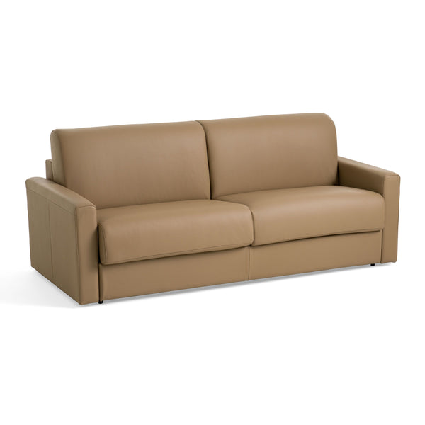 VIG Furniture Lamod Italia Revers - Italian Modern Desert Leather Queen Sofabed VGDTREVERS-160-DESERTO
