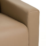 VIG Furniture Lamod Italia Revers - Italian Modern Desert Leather Queen Sofabed VGDTREVERS-160-DESERTO