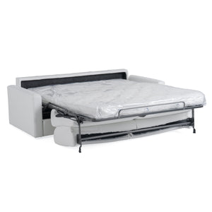 VIG Furniture Lamod Italia Revers - Italian Modern White Leather Queen Sofabed VGDTREVERS-160-wHITE