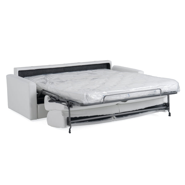 VIG Furniture Lamod Italia Revers - Italian Modern White Leather Queen Sofabed VGDTREVERS-160-wHITE