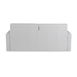 VIG Furniture Lamod Italia Revers - Italian Modern White Leather Queen Sofabed VGDTREVERS-160-wHITE