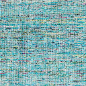 Surya Rex 2' X 3' Handmade Viscose & Wool Area Rug – Modern Style, Soft Touch, Easy Care, Made In India Aqua Viscose,Wool Rex4002-912