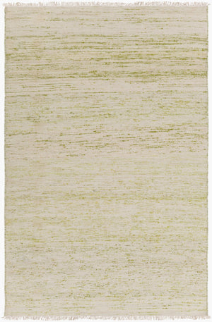 Surya Rex 2' X 3' Handmade Viscose & Wool Area Rug – Modern Style, Soft Touch, Easy Care, Made In India Olive Viscose,Wool Rex4005-23