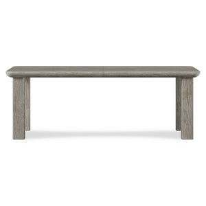 Bernhardt Bernhardt Monolith Dining Table With Wire-Brushed Oak Puma Finish, 84" Expandable Top, Rustic Modern Charm 343222