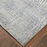 Feizy Rugs Eastfield Viscose/Wool Hand Woven Casual Rug Gray 8' x 10'
