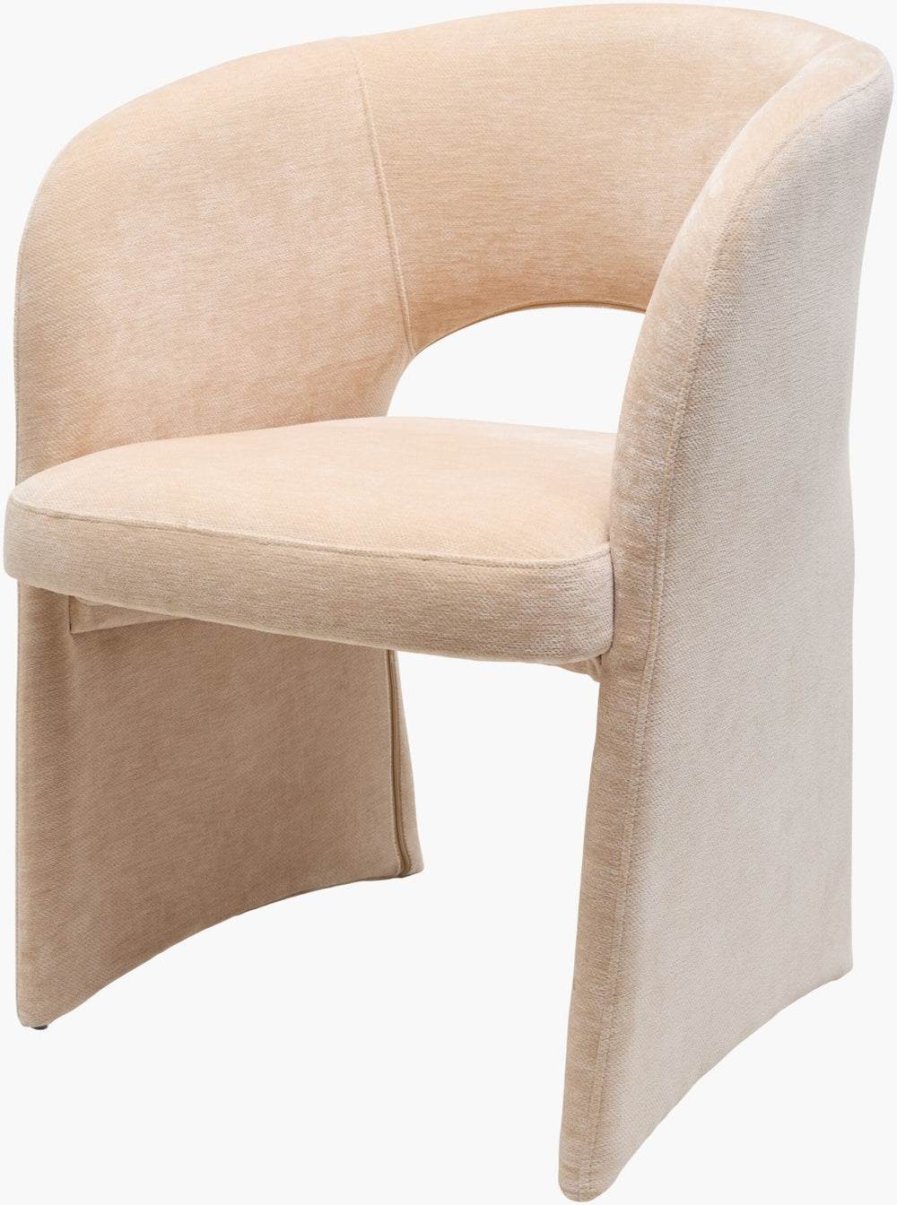 Surya Rezza Upholstered Dining Chair with Iron Base for Modern and Transitional Rooms REZZ001-322522