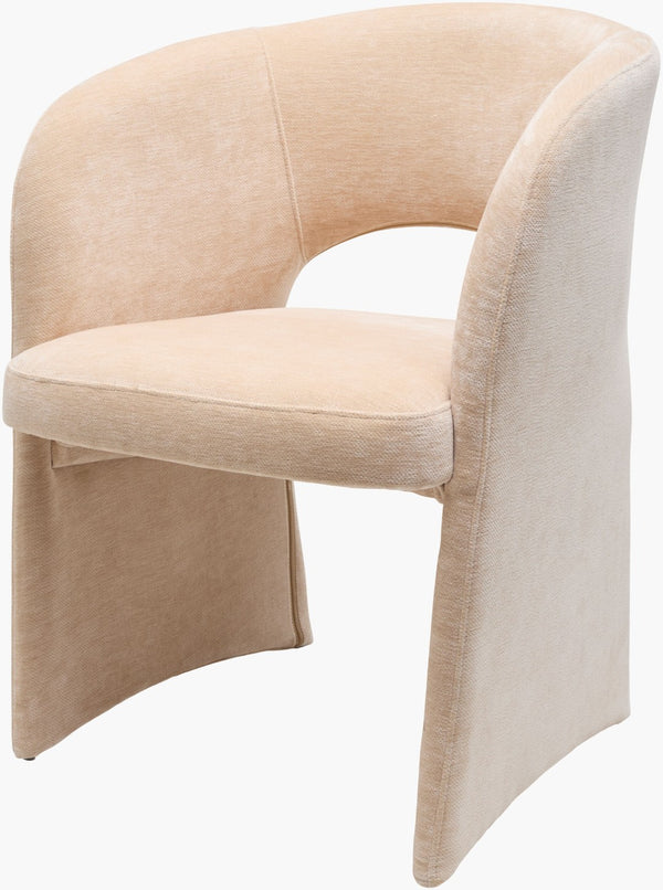 Surya Rezza Upholstered Dining Chair with Iron Base for Modern and Transitional Rooms REZZ001-322522
