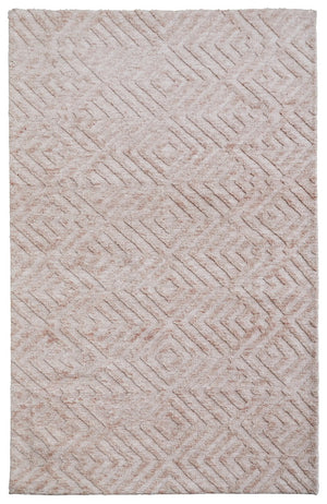 Feizy Rugs Colton Modern Farmhouse Machine Made Rug - Soft, Stain Resistant, Stylish Design For High Traffic Areas Pink,Ivory Polyester 8748792fblh000c50