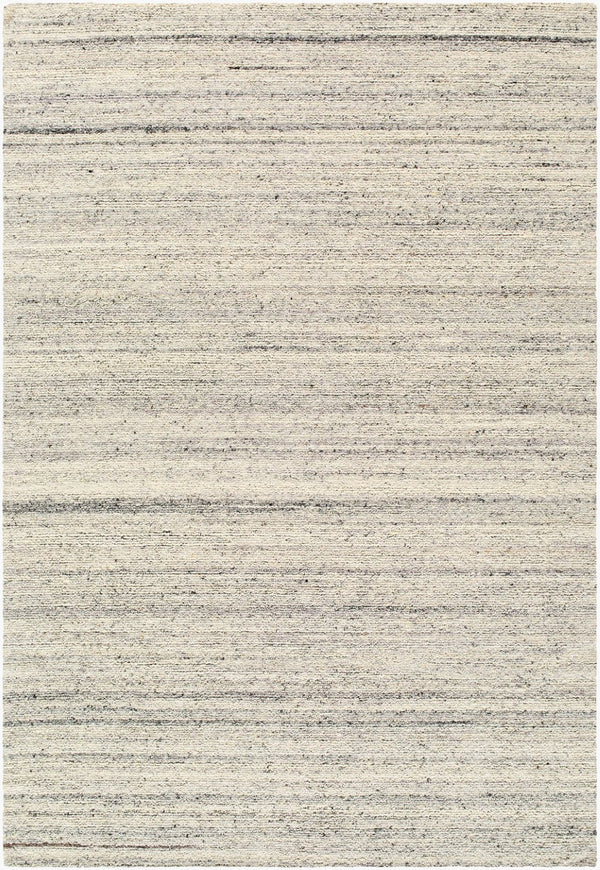 Livabliss Romford Hand Tufted Wool Area Rug Bohemian Global Low Pile Living Room Accent Ivory, Charcoal 9' x 12' RFD2301-912