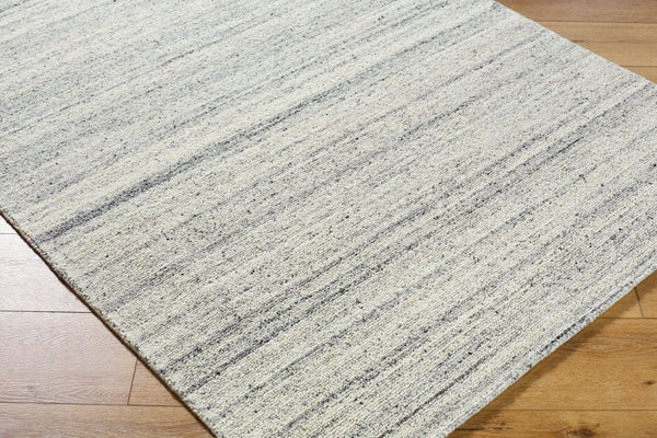 Livabliss Romford Hand Tufted Wool Area Rug Bohemian Global Low Pile Living Room Accent Ivory, Charcoal 9' x 12' RFD2301-912