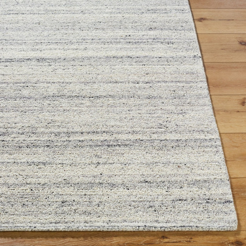 Livabliss Romford Hand Tufted Wool Area Rug Bohemian Global Low Pile Living Room Accent Ivory, Charcoal 9' x 12' RFD2301-912