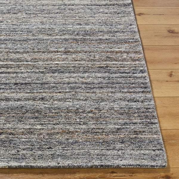 Livabliss Romford Hand Tufted Wool Area Rug Bohemian Global Pattern for Living Room Charcoal, Ash 5' x 7'6" RFD2303-576