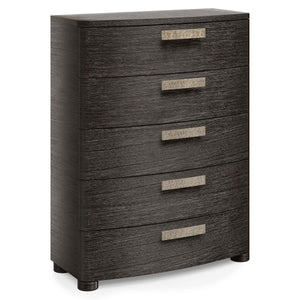 Bernhardt Bernhardt Geneve Wire-brushed Oak Five Drawer Chest with Cast Aluminum Hardware 392142