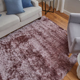 Feizy Rugs Indochine Plush Hand-tufted Polyester Shag Rug - Luxurious High Pile For Contemporary Spaces Purple,Pink Polyester 4944550famt000c50