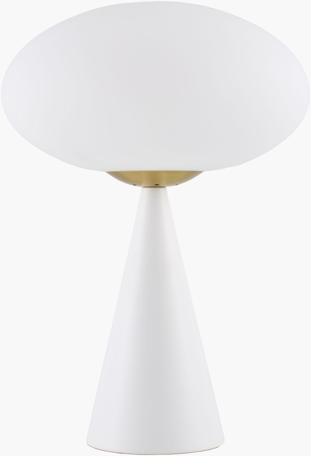 Livabliss Rufus Iron Base Table Lamp with Glass Shade Hand Painted Artisan Industrial Modern RFS-001