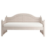 Homelegance By Top-Line Esteban Traditional Paneled Wood Daybed White Rubberwood