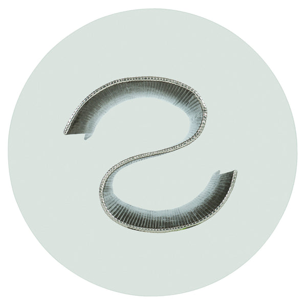 Bernhardt Bernhardt Sculptural Serpentine 60" Round Dining Table — Bright Nickel Aluminum Base, Clear Glass Top Excellence K1229