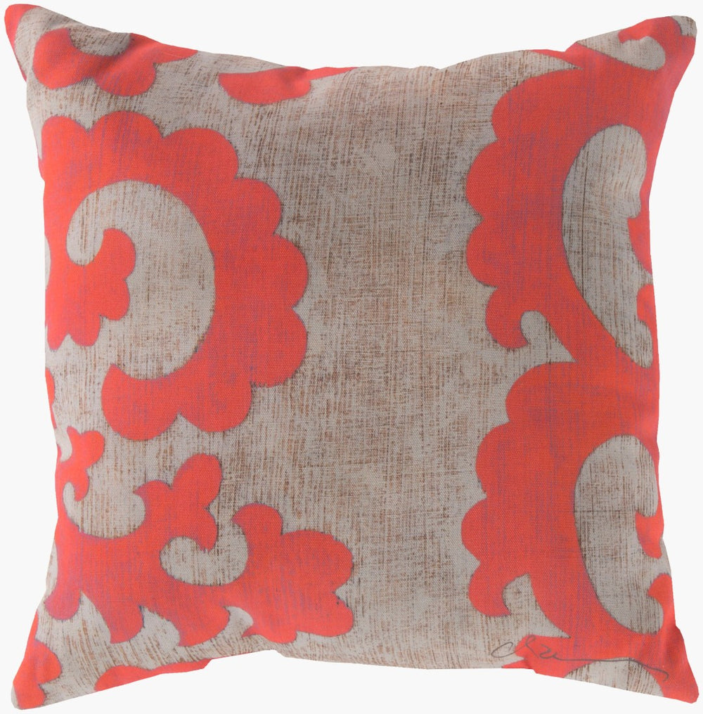 Livabliss Rain Collection Vintage Woven Throw Pillow Polyester Square Accent for Sofa or Bed RG019-1818
